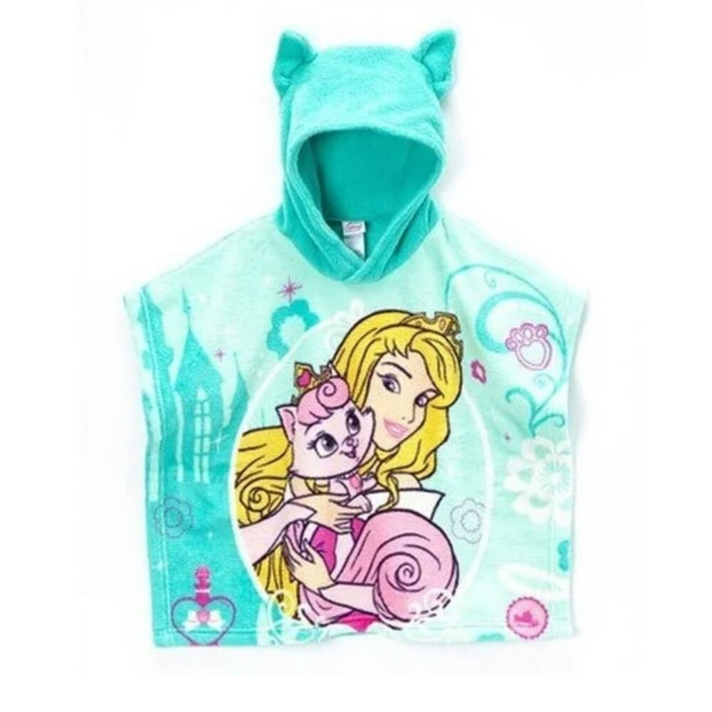 Disney Palace Pets Aurora and Beauty Plush Character Poncho